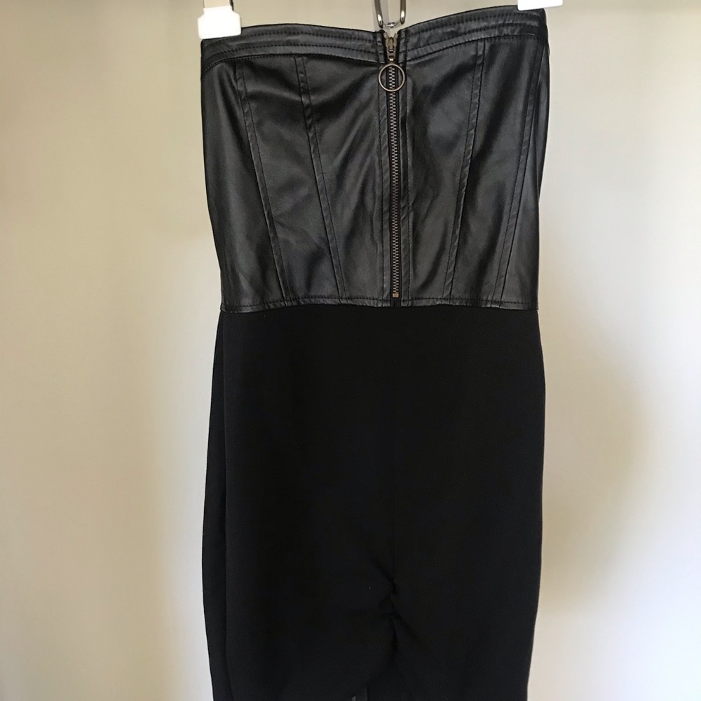 Black Strapless Dress